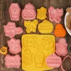 Stampi da forno per biscotti di Halloween, zucca, fantasma, pipistrello, strega, decorazioni per la casa di Halloween, feste a tema horror, regali per scherzi o scherzi per i bambini