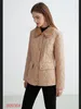 새로운 디자인 여성 패션 면화 패딩 재킷 모피 칼라 코트 포켓 B9368F300 크기 S-XXL