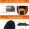 Schoenonderdelen Accessoires USB Verwarmde inlegzolen Elektrische voet opwarming Kussen Voeten Warmer Sock Mat Winter Outdoor Sportverwarming Warm 220921