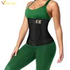 Cintura Tummy Shaper Velssut Corset Trainer para mujeres Fajas Colombianas Bodi Latex Slimming Belt Black Steel Boned Weight Loss 220921