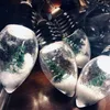 Parti Dekorasyonu Noel Noel Ağaç Asma Top Süsler Dekorasyonlar Hediye Yıl Navidad Bauble Diy kar küre ışıkları