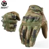 Five Fingers Gloves Multicam Tactical Military Full Finger Gloves Army Paintball Airsoft Combat Touch Screen Rubber Protective Glove Men Women 220921