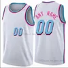 طباعة مخصصة DIY تصميم كرة السلة قمصان التخصيص الجماليات الجمالية طباعة الرسائل الشخصية والرقم رجالي النساء الشباب Miami 101110