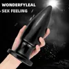 Articoli di bellezza Enorme dildo anale Fisting Butt Plug per le donne Black Gode sexyy Giocattoli Uomini Masturbatori gay Massaggio prostatico sexytoys