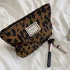 Kosmetische Taschen Koffer Cordro Retro Leopardenmuster Kosmetikbeutel Waschbeutel Frauen Reisen Kosmetikbeutel Schönheit Aufbewahrungsfälle Make -up Organizer Clutch Bag 220921