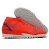 Chaussures de football Superfly 8 Academy TF Turf Crampons Chaussures de football Cr7 Neymar Scarpe Da Calcio Chuteiras Hommes Respirant