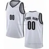 Gedrukte aangepast DIY Design Basketball Jerseys Customization Team Uniforms Print Gepersonaliseerde letters Naam en Number Mens Women Kids Youth Brooklyn 100305