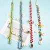 Pendant Necklaces 2022 Bohemia Colorful Beaded Necklace Shell Beach Short Collar Clavicle Fashion Jewelry For Women