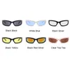 Sunglasses 2000S White Y2K Women Men Designer Luxury Punk Sports Sun Glasses Unique Shades UV400 Wrap Around Rideing Eyeglasses8589786