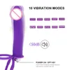 Beauty Items Double Penetration Vibrator Penis Strapon Dildo Strap On Vibration Anal Plug Sexy Spielzeug für Männer Paare Anfänger