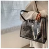 HBP Shoulder Bags Popular Transparent Large Capacity Women's 2022 New Trendy Jelly Tote Bag