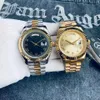 Нарученные часы модные мужские часы 41/36 мм Datejust Автоматическое механическое движение часы Pink Dial Спортивный дизайнер из нержавеющей стали.