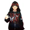 Men's Hoodies Sweatshirts harajuku vintage gothic graphic punk clothes shirt top Women cotton Black Oversize Tops zip up hoodie 220920