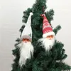 Decorações de Natal Capas de garrafas de vinho de Natal Papai Noel Papai Noel Snowman Snowman Champagne Bottle Saco de capa de árvore de Natal Pingentes para presente em casa 220921