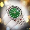 Kadın Klasik Mission Runway izle 36mm Business Montre de Luxe Hediyeler Saat Otomatik Mekanik Su Geçirmez 904L Paslanmaz Çelik Kayış Elmaslar Kol saatleri