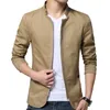 Men's Jackets AEMAPE Famous Brand Business Blazer Men Jackets Casual Fashion Mens Suit Cotton Coats Slim Fit Windbreaker Jacket Man Tops Male 220921