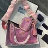 Sacs à bandoulière marque de luxe concepteur strass diamant Biling fourre-tout femmes sous les bras sac à main épaule femme sacs à main