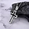 Pendentif Colliers Classique Croix Collier Femmes Hommes En Acier Inoxydable Lien Chaîne Charme De Mode Punk Hip Hop Bijoux Cadeau En Gros