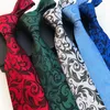 Bow Ties Classic Anchovies Flower Silk Men Tie Neck 8cm Navy Blue For Formal Wear Business Suit Wedding Party Gravatas