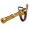 Gold Gatling Electric Soft Bullet Toy Submachine Gun Gun Automatic Blaster Pnoumatic Pun of Boys with Bullets Adults Outdoor Games