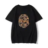 남성 디자이너 T 셔츠 폴로 블랙 화이트 공동 디자인 반팔 남성 여성 카모 인쇄 여름 T 셔츠 티셔츠 사이즈 M-2XL