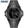 Wristwatches Vintage Man Digital Watch SMAEL Waterproof Back Light Electronic Male Alarm Clock 1315