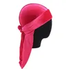 Bonnet Mode Hommes Satin Durags Bandana Turban Perruques Hommes Soyeux Durag Chapeaux Bandeau