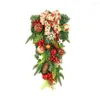 Decorative Flowers Upside Down Rattan Tree Christmas Simulation Plants For Shopping Mall Home Decorations Artificial