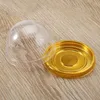 Party Supplies 50pcs Cupcake Boxes Clear Plastic Packing Home Suuplies Mini Muffin Pod Dome
