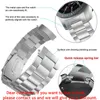 Horlogebanden 18mm 22mm 20mm 24mm band voor SAMSUNG Galaxy Watch 42 46mm galaxy watch 3 45mm 41mm roestvrij staal voor Amazfit Bip GTR bandjes 220921