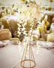 パーティーデコレーション装飾的な結婚式のコラムイベントピラークラシックフラワースタンド花瓶の花植え鍋のセンター