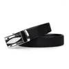 Ceintures Classique Noir Blanc Designer Thaïlande Véritable Stingray Peau Mâle Ceinture En Cuir Exotique Hommes Ceinture Boucle Automatique Homme