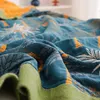 Battaniye pamuk atar ev dekor kanepe havlu yatak örtü yaz serin yorgan tek çift eğlence battaniye yumuşak şekerleme yatak örtüsü