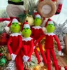 30 cm Ny jul Grinches Doll Green Hair Monster Plush Toys Home Decorations Elf Ornament Pendant Children Birthday Presents FY3894 1017