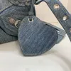 Half Moon armhålväska cowboy crossbody handväskor damer handväskor justerbara vävda axelremmar externa läder kortsäckar hjärtformade hjärtan speglar