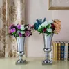 Party Decoration 43 cm 49 Tall 10 PC/Lot Gold/Silver Wedding Road Lead Table Centerpiece Flower Vase