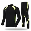 Running Sets 2022 Soccer Men's Fitness Suit Gym Training Compression Base Warm Underwear 2-Piece Set Polyester Athletic Wear