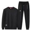 Heren Trainingspakken Herfst Geborduurde Mode O-hals Lange Mouwen Casual Pak Trainingspak Mannen Track Tweedelige Streetwear Gym Kleding Sweatsuit 220922