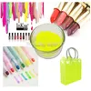 Nail Glitter 20g Neon Powder Fluorescence Pigment Phosphor Fluorescent Nails Art Chrome Dust For Make Up DIY Soap