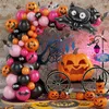 Décoration de fête 2023 Halloween Ballon Set Horreur Citrouille Crâne Bat Latex Danse Ambiance Arrangement Props 220921