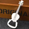 Creative Gift Zinc Alloy Beer Guitar Bottle Opener Keychain Key Ring Key Chain Openers Festival Party Supplies BBB15666