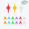 Christmas Decorations 103pcs/153pcs Ceramic Tree Replacement Bulb Multicolor Bowknot Top Hat Star Country Art Home Decoration