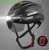 Casques de cyclisme NEWBOLER Casque de vélo léger VTT Casque de vélo de route avant et arrière avec voyant d'avertissement Casque de vélo électrique rechargeable USB T220921