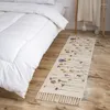 Tapis Rétro Bohème Tapis Tissé À La Main Coton Lin Salon Maison Tapis De Chevet Géométrique Chambre Tapis De Sol Décor À La Maison 60x180cm