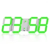 Zegary ścienne LED Cyfrowe Zegar Duży wyświetlacz Zliczenie pilota zdalnego sterowania liczba liczby z datą kalendarza Temperatura 6 '' Wysokie cyfry
