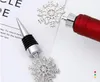 Bar Tools Winter Wedding Favors Silver Finished Snowflake Wine Stopper with Simple Package Christmas Party Decoratives BHB15665