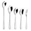 Fruit Fork Dessert Cake Ice Cream Spoon Stainless Steel Home Kitchen Dining Flatware tool