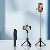 S05 iPhone Selfie Monopods Tripod All-In-One Universal Handheld Bluetooth Uzaktan Kumanda Tam Cyny Fotoğraf Artefaktı Android Samsung cep telefonları için uygun