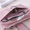 Brieftaschen Frauen Retro PU Leder Brieftasche Weibliche Mini Kurze Halter Münze Geldbörse Trifold Für Mädchen Damen Haspe Mony Tasche