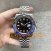 Mens assista Super Factory V5 Movimento Autom￡tico Mec￢nico 40mm 904L Jubileu Cer￢mica Sapphire Sapphire Luminous Wristwatch